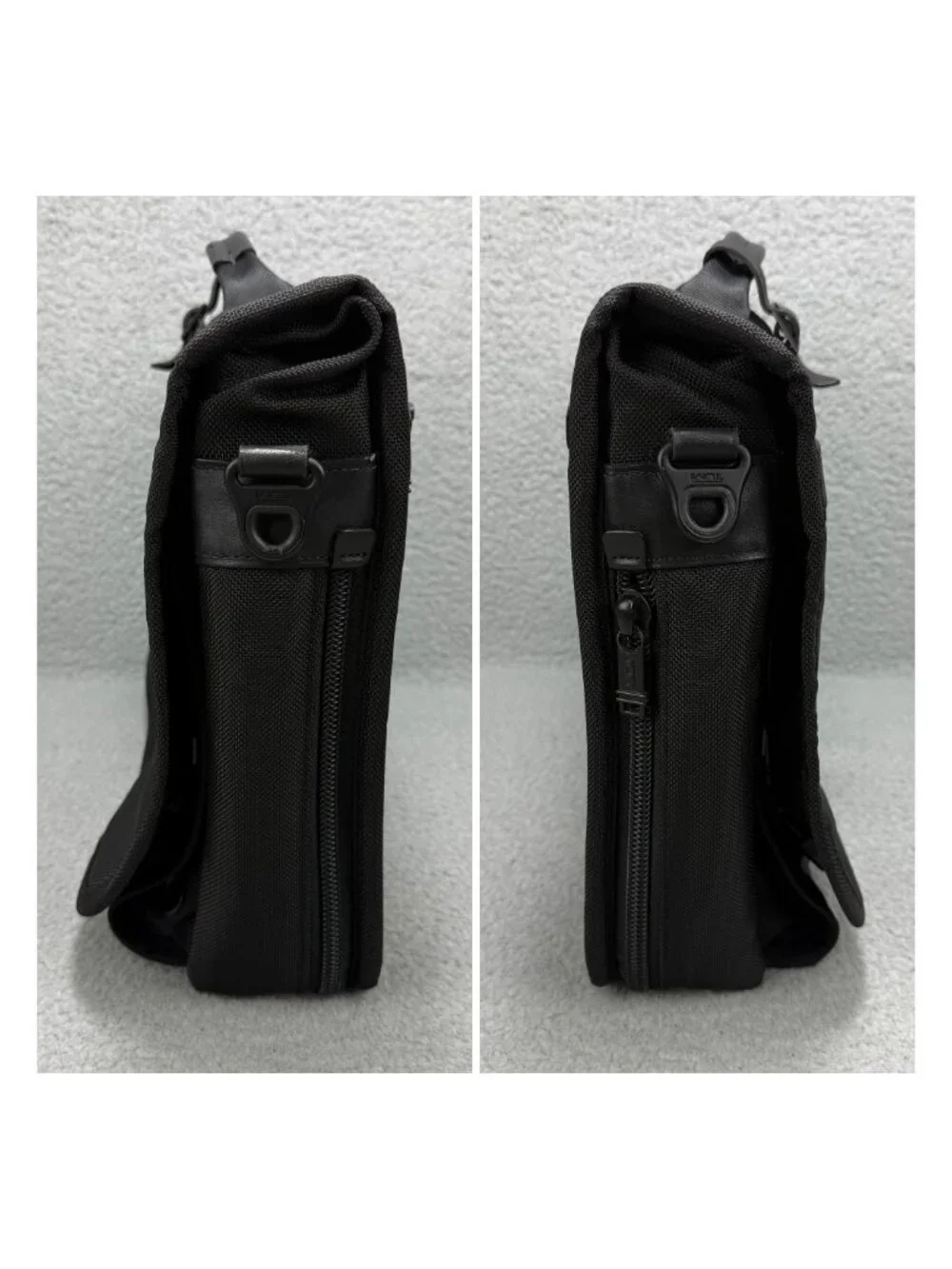 Tumi Bag Medium Black Alpha Laptop Messenger Slim Expandable Briefcase Crossbody